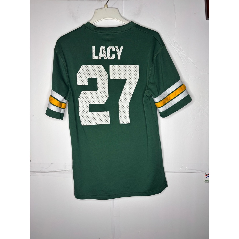 Green Bay Packers NFL Jersey Mens Medium Green Short Sleeve V-Neck Football